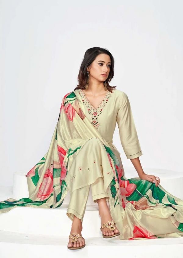 Sarvada Jiyara Roman Silk Top Bottom With Dupatta Collection